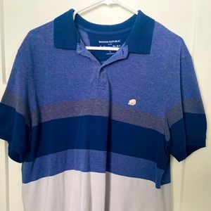 Banana Republic Mens Polo Short Sleeve Large